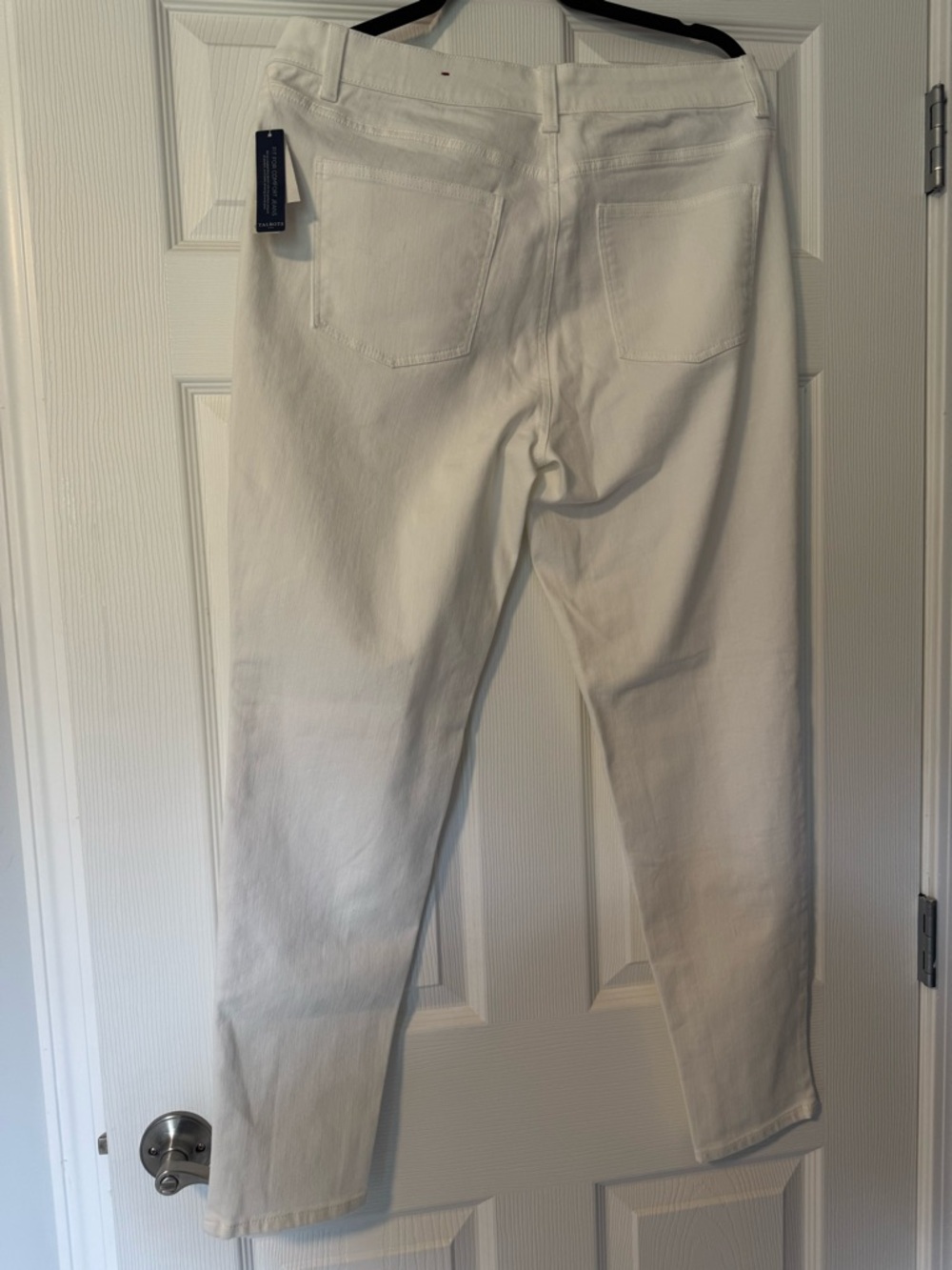 Talbots White Straight-Leg Jeans - Picture 5 of 6